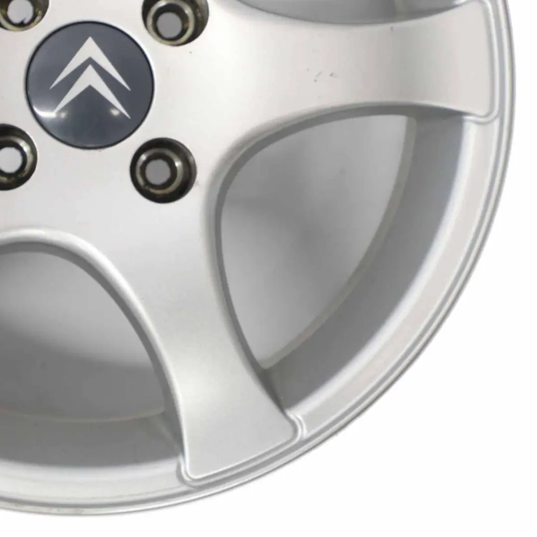 Citroen Silver Alloy Wheel Rim 4x108 15" ET:18 6J to with Part number 940654 Citroen Silver Alloy Wheel Rim 4x108 15" ET:18 6J - SKU 940654-3 - Part number 940654