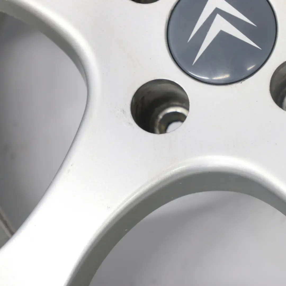 Citroen Silver Alloy Wheel Rim 4x108 15" ET:18 6J to with Part number 940654 Citroen Silver Alloy Wheel Rim 4x108 15" ET:18 6J - SKU 940654-3 - Part number 940654