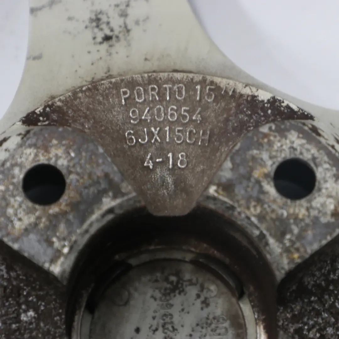 Citroen Silver Alloy Wheel Rim 4x108 15" ET:18 6J to with Part number 940654 Citroen Silver Alloy Wheel Rim 4x108 15" ET:18 6J - SKU 940654-4 - Part number 940654