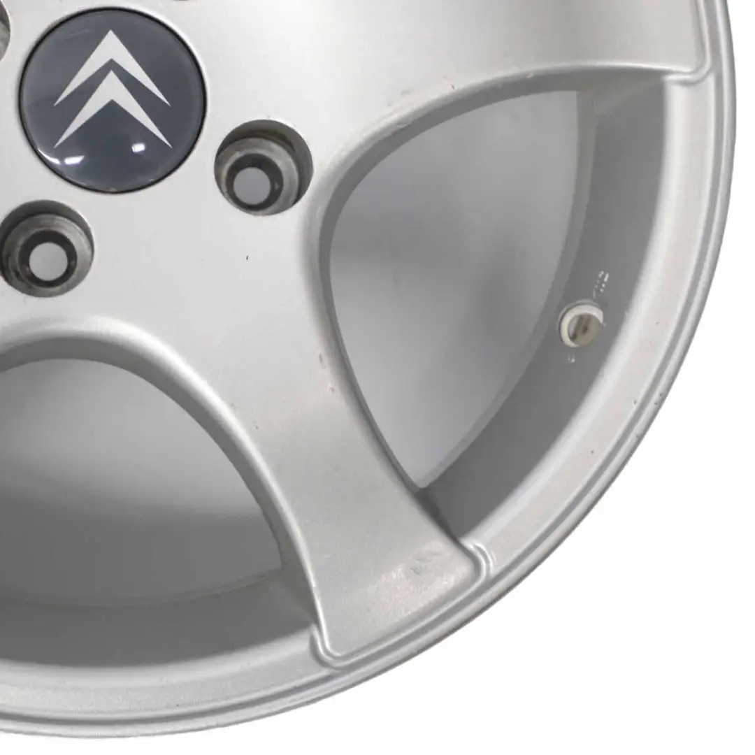 Citroen Silver Alloy Wheel Rim 4x108 15" ET:18 6J to with Part number 940654 Citroen Silver Alloy Wheel Rim 4x108 15" ET:18 6J - SKU 940654-4 - Part number 940654