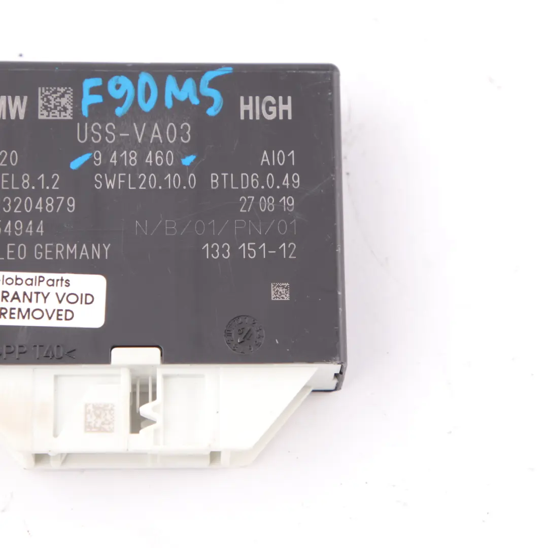 BMW G30 G31 Módulo PDC Control Asistente Aparcamiento USS VA03 HIGH - SKU 9418460 - Número de pieza 9418460