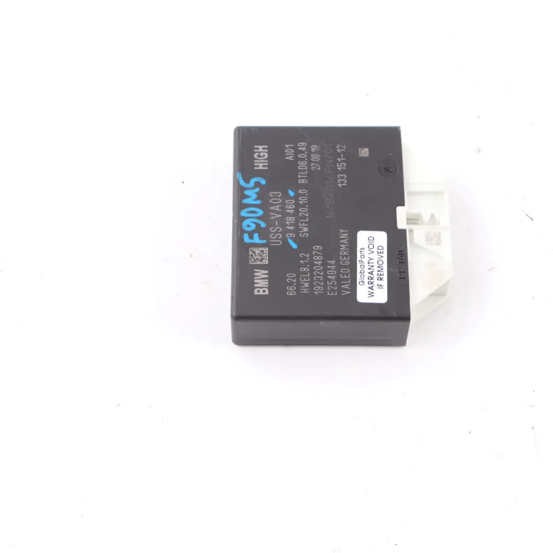 PDC Module Commande Assistance Stationnement USS VA03 HIGH pour BMW G30 G31 à propos du numéro de pièce 9418460 BMW G30 G31 PDC Module Commande Assistance Stationnement USS VA03 HIGH - SKU 9418460 - Numéro de pièce 9418460