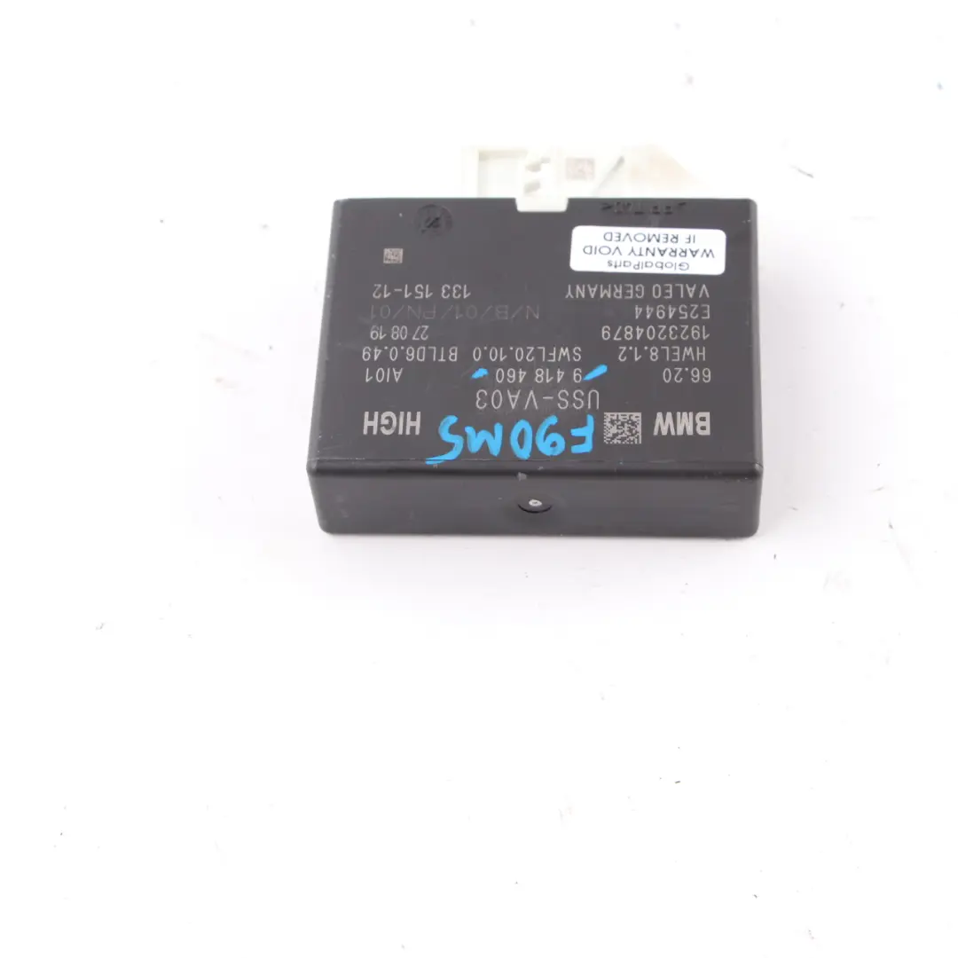  PDC Module BMW G30 G31 Parking Assistant Control Unit USS VA03 HIGH - SKU 9418460 - Part number 9418460