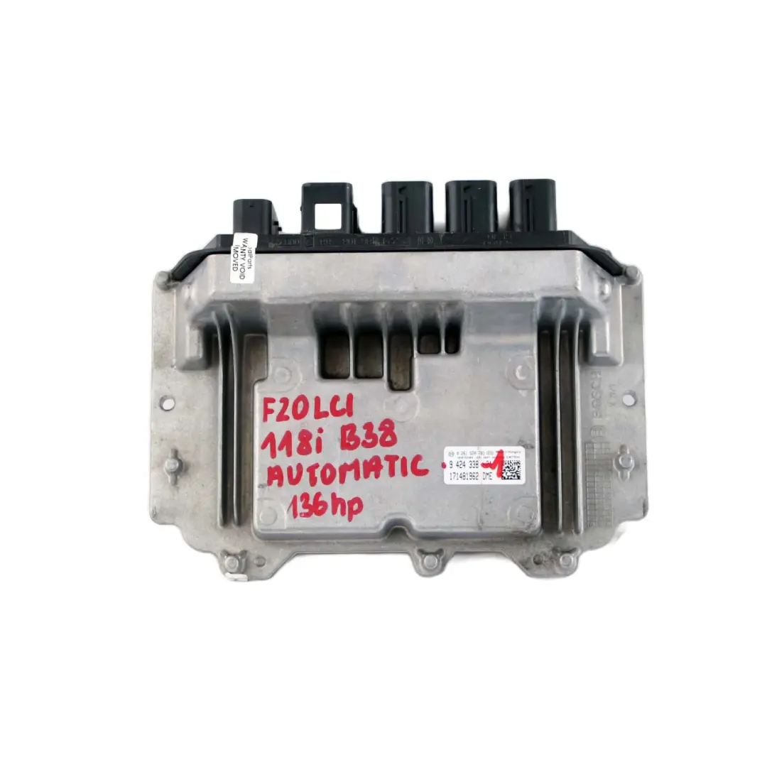 B38 136HP Engine ECU Kit DME FEM Key Automatic to BMW F20 F21 LCI 118i with Part number 9424338 BMW F20 F21 LCI 118i B38 136HP Engine ECU Kit DME FEM Key Automatic - SKU 9424338-1 - Part number 9424338
