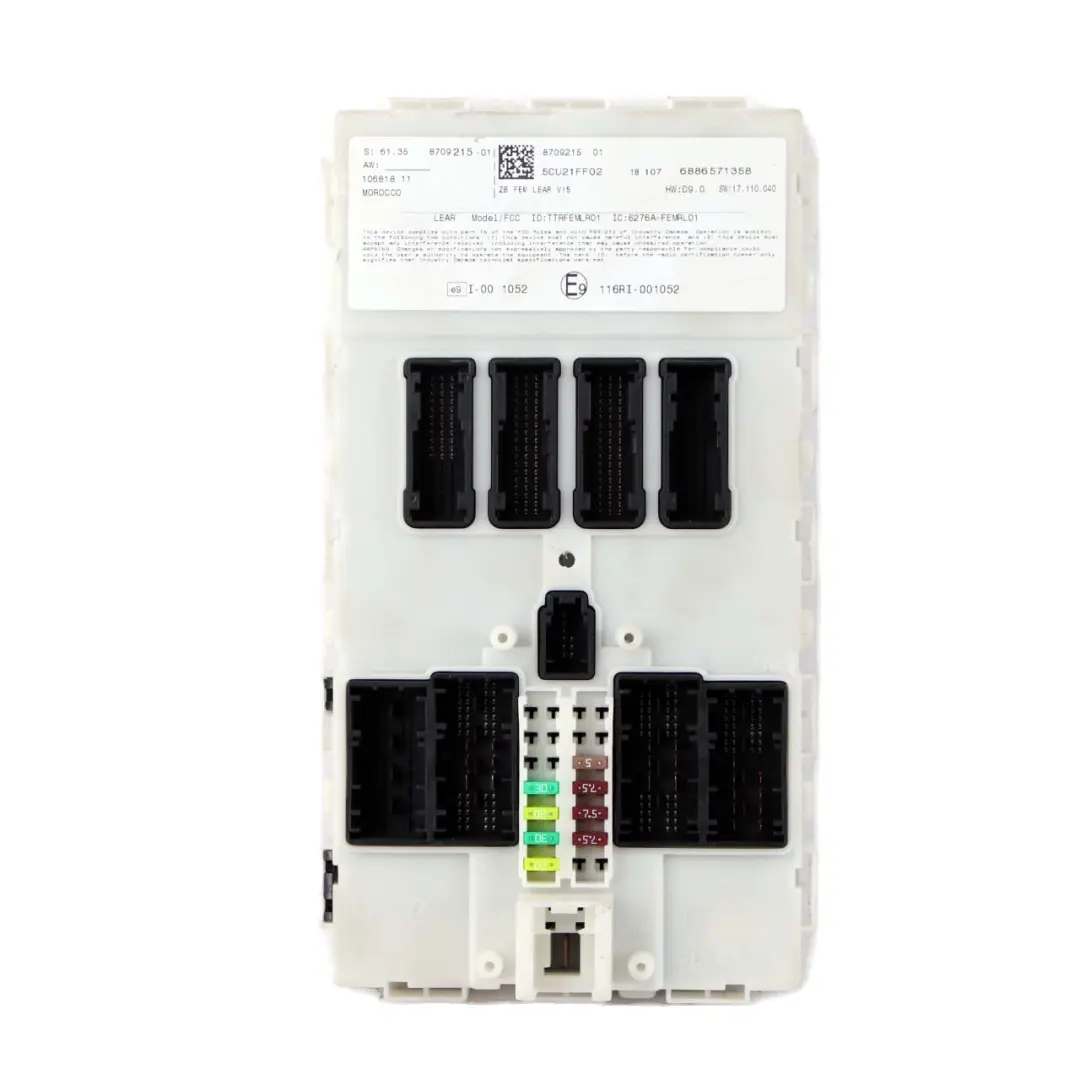 BMW F20 F21 LCI 118i B38 136HP Engine ECU Kit DME FEM Key Automatic - SKU 9424338-1 - Part number 9424338
