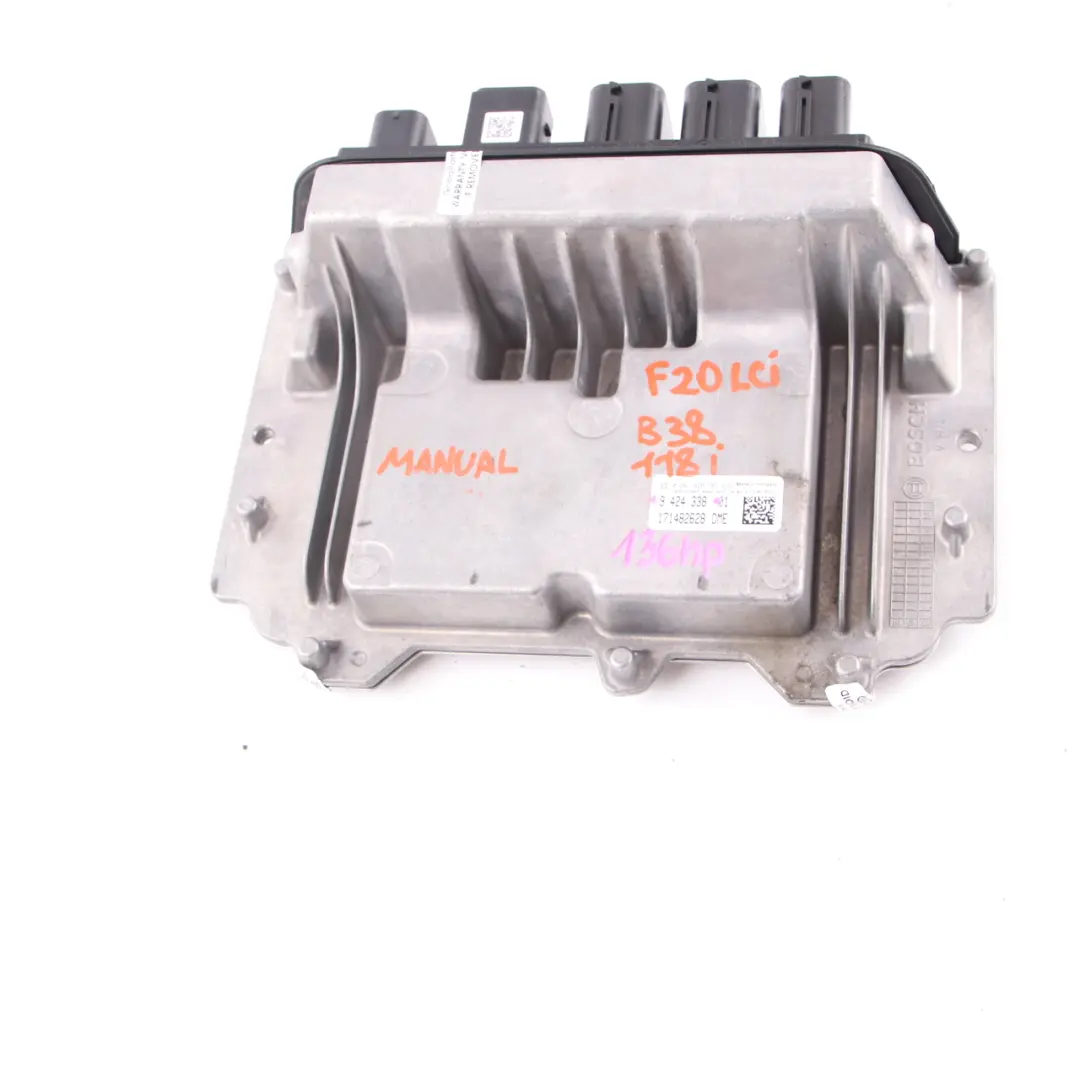 B38 136HP Engine Control Unit ECU DME Manual to BMW F20 F21 LCI 118i with Part number 9424338 BMW F20 F21 LCI 118i B38 136HP Engine Control Unit ECU DME Manual - SKU 9424338 - Part number 9424338