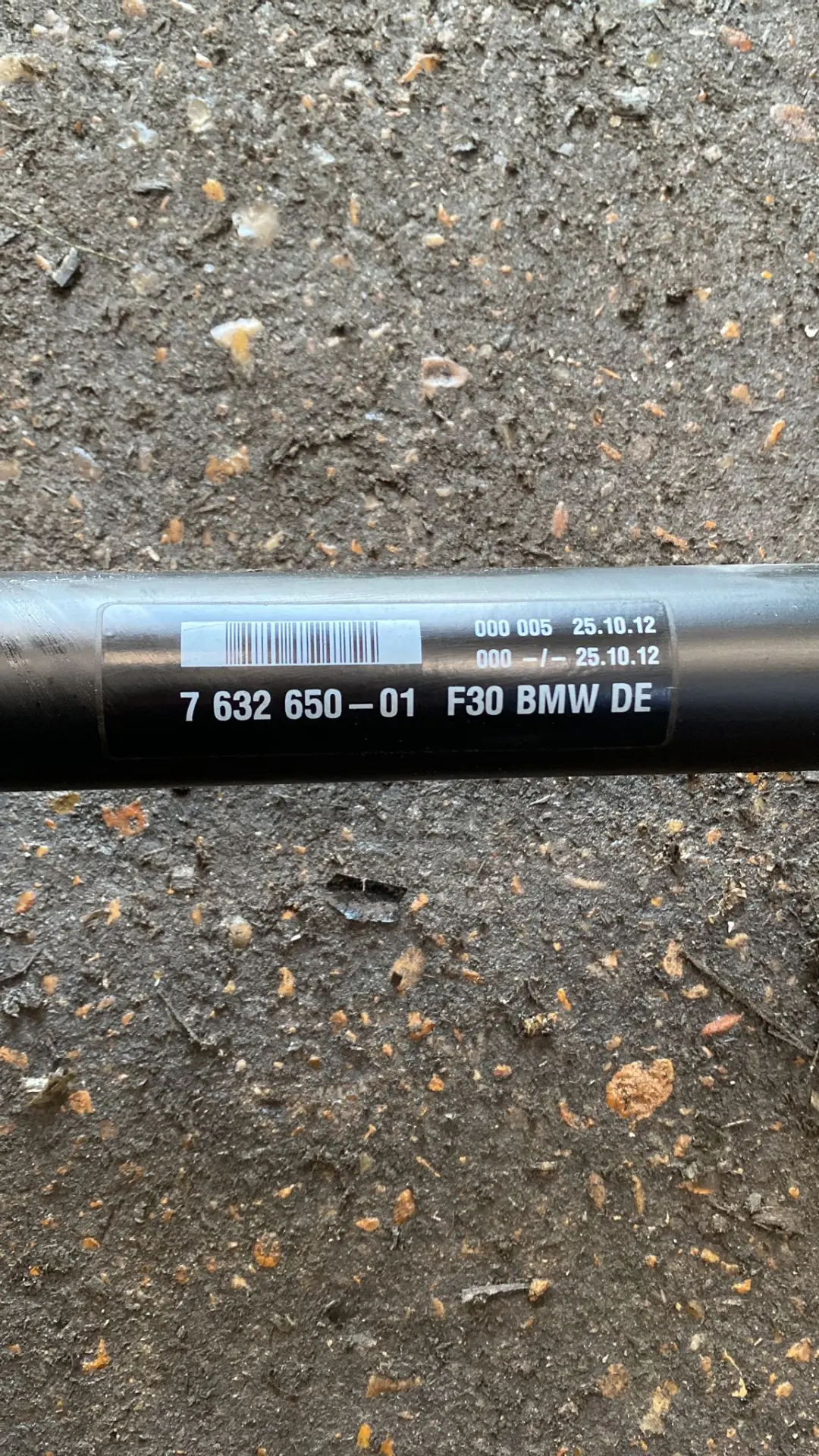 BMW F20 F22 F30 F32 xDrive Front Drive Prop Shaft Propshaft - SKU 9425910 - Part number 9425910