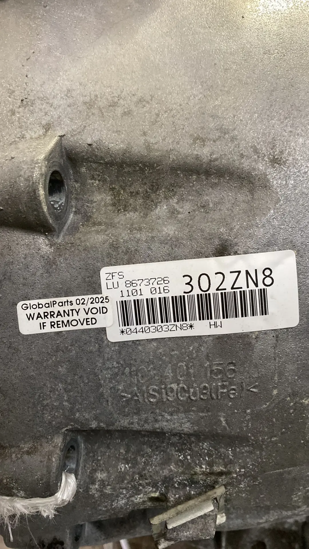  Caja cambios automática BMW F20 F21 116d Diesel B37 GA8HP50Z 8678657 GARANTÍA - SKU 9426264 - Número de pieza 9426264