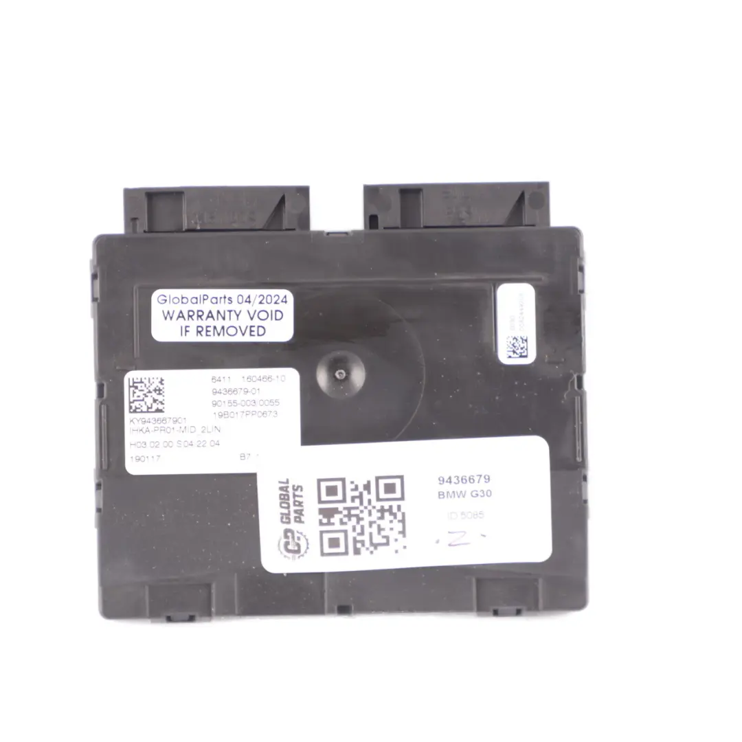 Conditioning Module BMW G30 G31 A/C Climate Control Unit to Air with Part number 9436679 Air Conditioning Module BMW G30 G31 A/C Climate Control Unit - SKU 9436679 - Part number 9436679