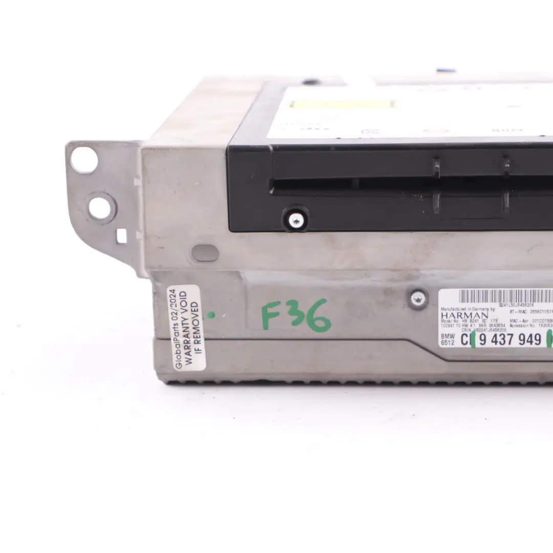 BMW F20 F21 F22 F30 F31 LCI Radio CD Player Navigation High Head Unit - SKU 9437949 - Part number 9437949