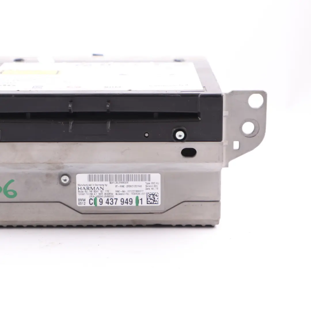 Radio CD Player Navegación Unidad Principal para BMW F20 F21 F22 F30 F31 LCI con número de pieza 9437949 BMW F20 F21 F22 F30 F31 LCI Radio CD Player Navegación Unidad Principal - SKU 9437949 - Número de pieza 9437949