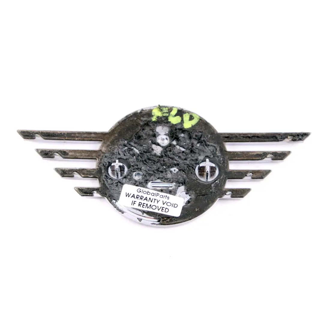 Hintere Heckklappe Kofferraumdeckel Emblem Chrom für Mini F60 Countryman mit Teilenummer 9447810 Mini F60 Countryman Hintere Heckklappe Kofferraumdeckel Emblem Chrom - SKU 9447810 - Teilenummer 9447810