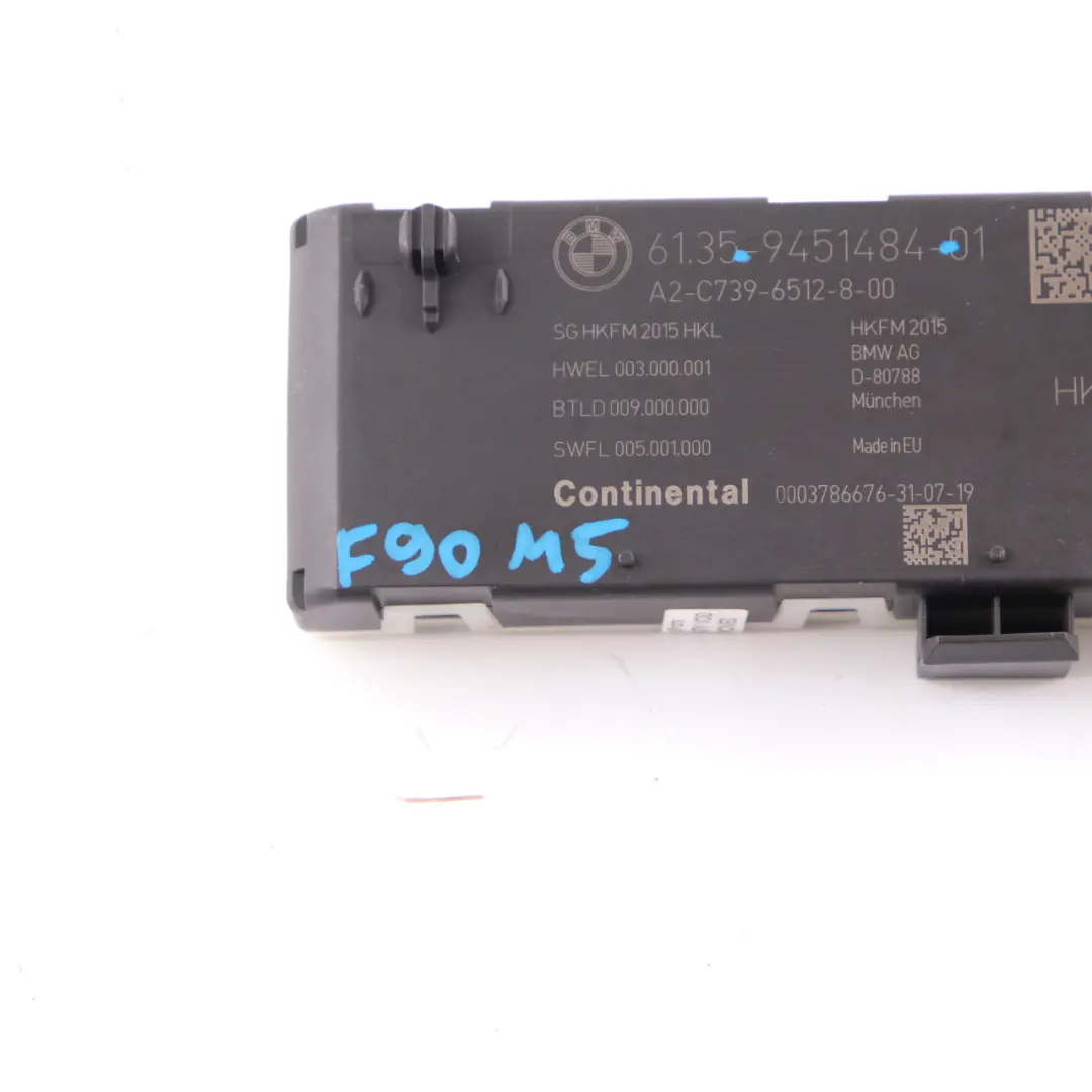  Trunk Lid Module BMW F40 F90 M5 G20 G30 Power Tailgate Control Unit - SKU 9451484 - Part number 9451484