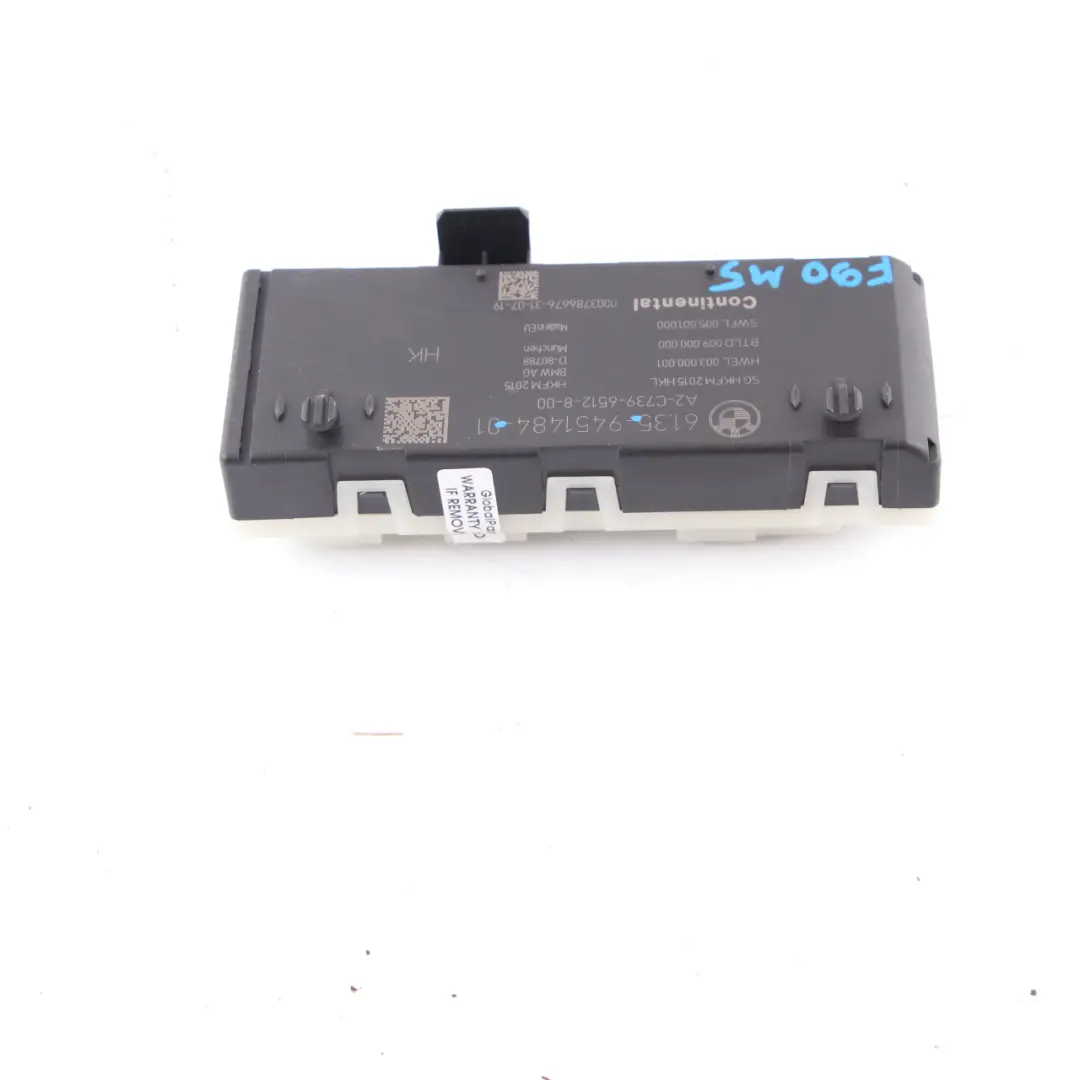 Module De Couvercle De Coffre BMW F40 F90 M5 G20 G30 Module pour à propos du numéro de pièce 9451484 Module De Couvercle De Coffre BMW F40 F90 M5 G20 G30 Module - SKU 9451484 - Numéro de pièce 9451484