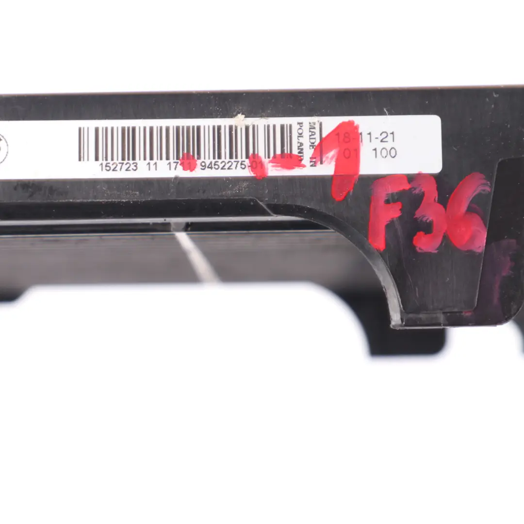 Oil Cooler Radiator Bracket Frame Surround to BMW F20 F30 F31 F32 Engine with Part number 9452275 BMW F20 F30 F31 F32 Engine Oil Cooler Radiator Bracket Frame Surround - SKU 9452275-1 - Part number 9452275