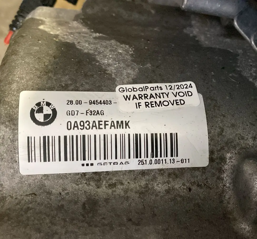 B38C Doppelkupplung Automatik Getriebe 7DCT300 GARANTIE für Mini Cooper One F55 F56 mit Teilenummer 9452803 Mini Cooper One F55 F56 B38C Doppelkupplung Automatik Getriebe 7DCT300 GARANTIE - SKU 9452803 - Teilenummer 9452803