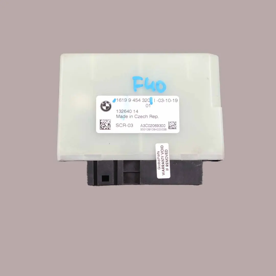  Adblue Module BMW F40 SCR Control Unit ECU - SKU 9454320 - Part number 9454320