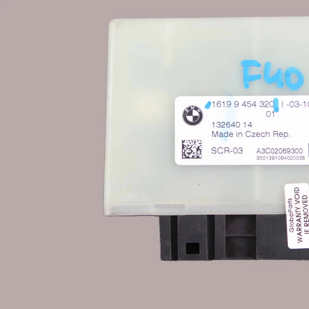 Adblue Modul BMW F40 SCR Steuergerät ECU für mit Teilenummer 9454320 Adblue Modul BMW F40 SCR Steuergerät ECU - SKU 9454320 - Teilenummer 9454320
