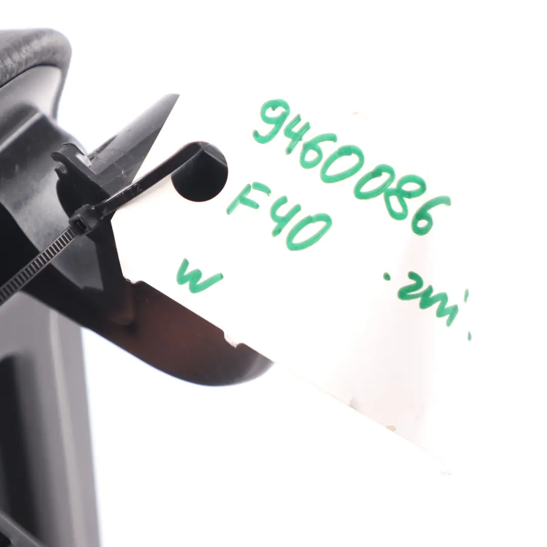 Centre Console Armrest Black Perforated Leather Cover to BMW F40 with Part number 9460091 BMW F40 Centre Console Armrest Black Perforated Leather Cover - SKU 9460086 - Part number 9460091