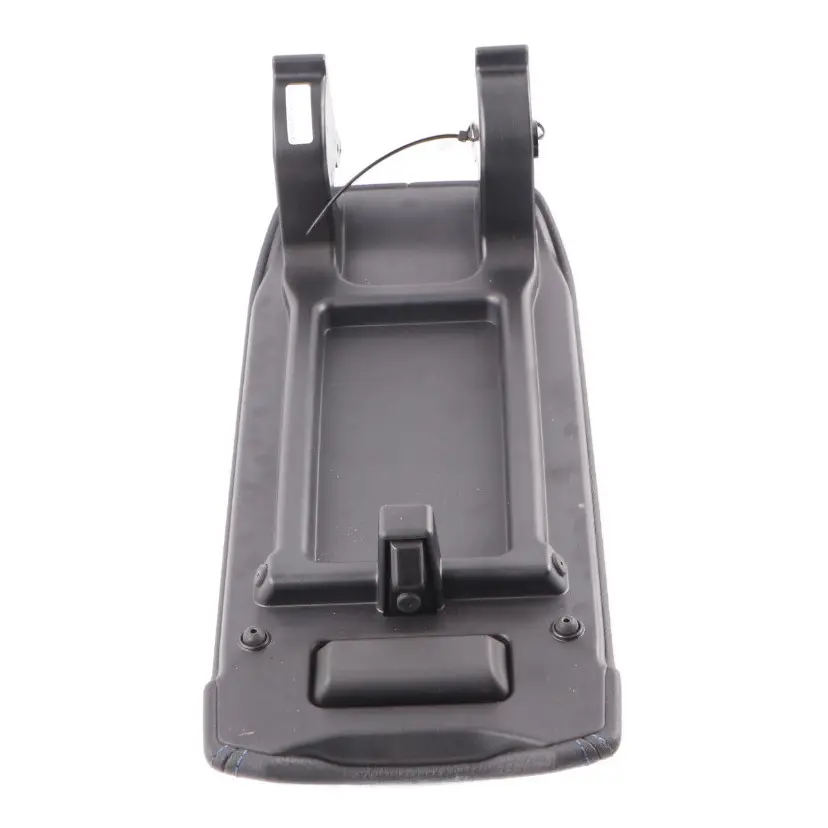 BMW F40 Centre Console Armrest Miko Leather Dakota Black Blue Stitching - SKU 9460090 - Part number 9460090