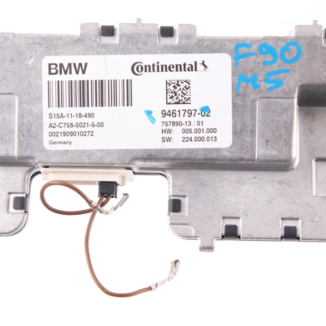 Moduł ECU sterowania prędkością kamery KaFAS do BMW F90 M5 G01 G11 G30 o numerze 9461797 BMW F90 M5 G01 G11 G30 Moduł ECU sterowania prędkością kamery KaFAS - SKU 9461797 - Numer Części 9461797