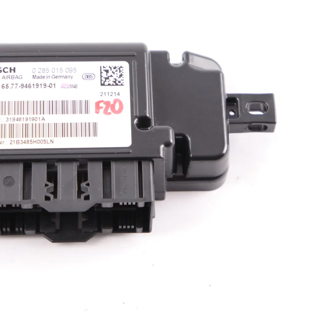 Airbag Control Unit Module 0285015095 to BMW F20 F21 F30 F31 with Part number 9461919 BMW F20 F21 F30 F31 Airbag Control Unit Module 0285015095 - SKU 9461919 - Part number 9461919