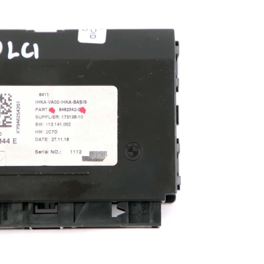 BMW F20 F21 F30 F31 Mini F56 Air Conditioning Module A/C Control Unit - SKU 9462542 - Part number 9462542