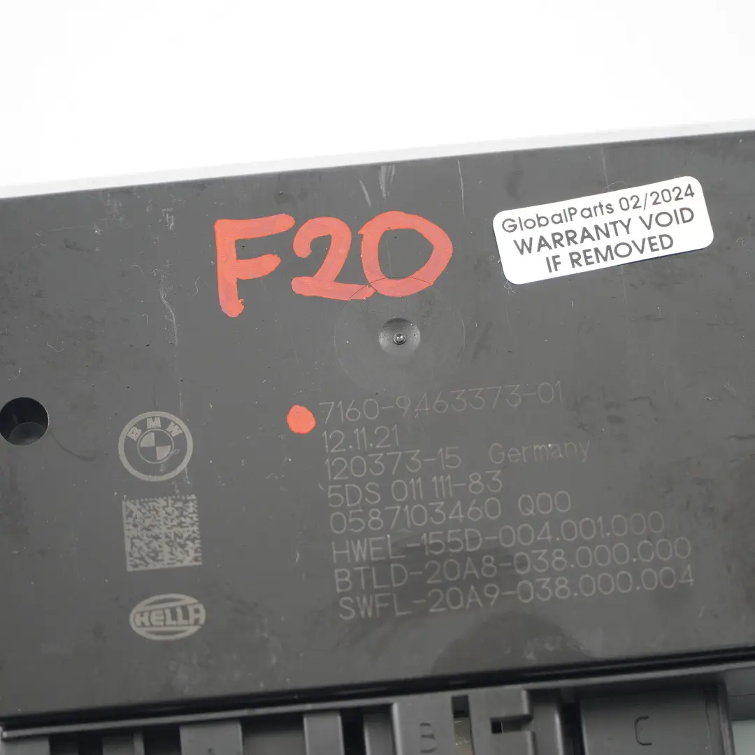 Gancio di traino Modulo di controllo per BMW F20 F21 F30 F31 F32 con numero di parte 9463373 BMW F20 F21 F30 F31 F32 Gancio di traino Modulo di controllo - SKU 9463373 - Numero di parte 9463373