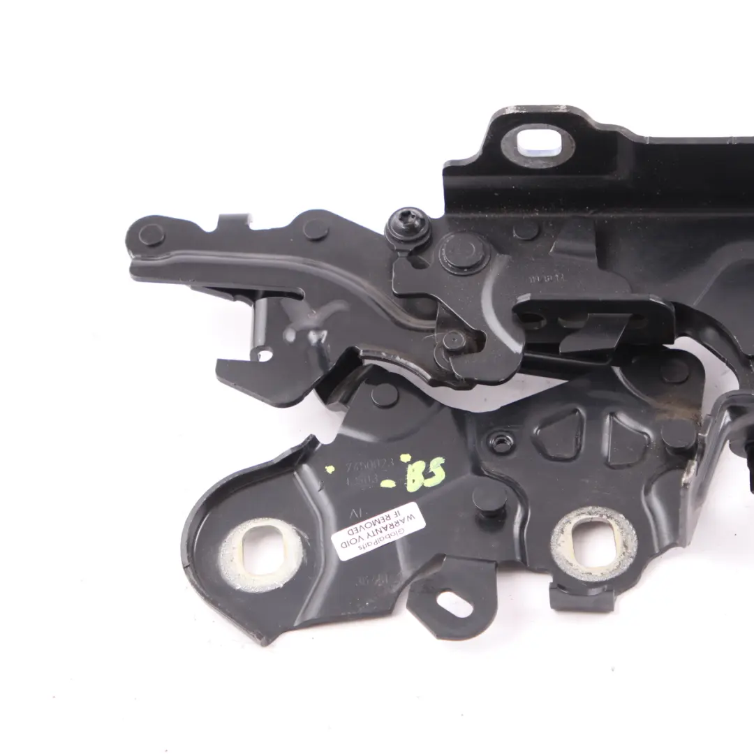 Hood Bonnet Hinge BMW F40 F44 Left N/S Engine Black Sapphire - 475 7450923 to with Part number 9465225 Hood Bonnet Hinge BMW F40 F44 Left N/S Engine Black Sapphire - 475 7450923 - SKU 9465225-BS - Part number 9465225