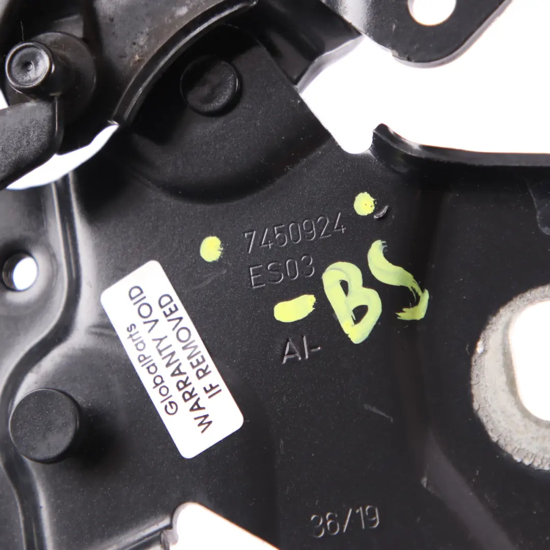 Hood Bonnet Hinge BMW F40 F44 Right O/S Engine Black Sapphire - 475 7450924 to with Part number 9465226 Hood Bonnet Hinge BMW F40 F44 Right O/S Engine Black Sapphire - 475 7450924 - SKU 9465226-BS - Part number 9465226