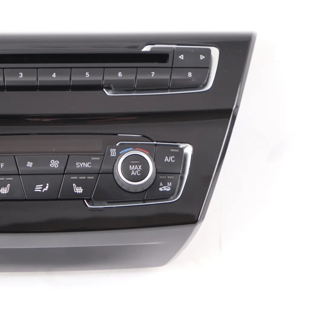 Panel Aire Acondicionado Radio Interruptor Climatizador para BMW F45 X1 F48 con número de pieza 9471102 BMW F45 X1 F48 Panel Aire Acondicionado Radio Interruptor Climatizador - SKU 9471102-1 - Número de pieza 9471102
