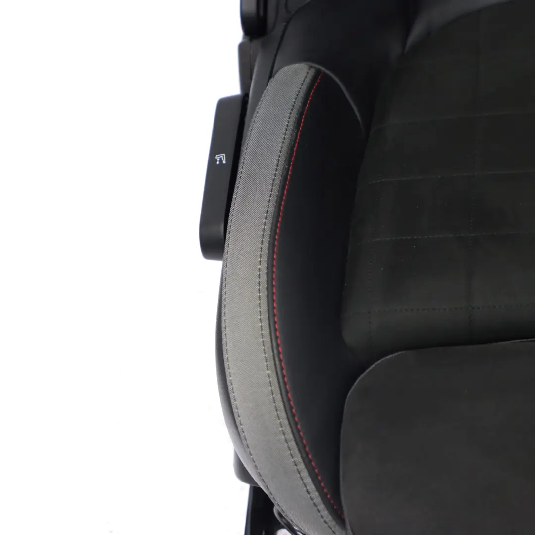 Mini JCW F60 Fotel Siedzenie Prawy Przód Skóra Dinamica Czarne Szare - SKU 9471300-1 - Numer Części 9471300