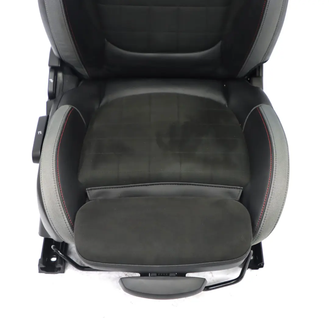 Front Right O/S Heated Leather Seat Dinamica Carbon Black / Grey to Mini JCW F60 with Part number 9471300 Mini JCW F60 Front Right O/S Heated Leather Seat Dinamica Carbon Black / Grey - SKU 9471300-1 - Part number 9471300