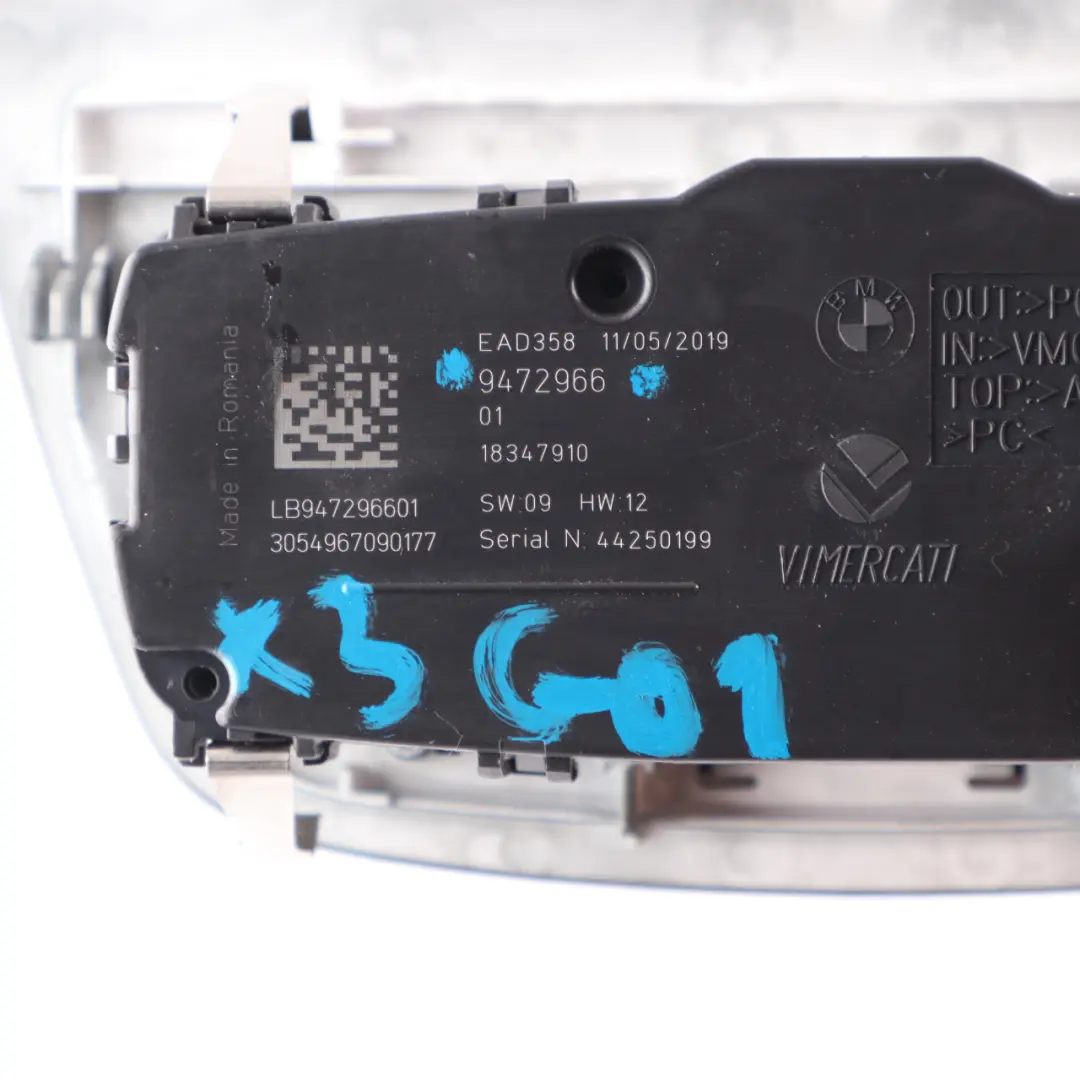 Headlight Switch BMW X3 G01 X4 G02 Fog Lamp Light Control Panel Unit - SKU 9472966 - Part number 9472966