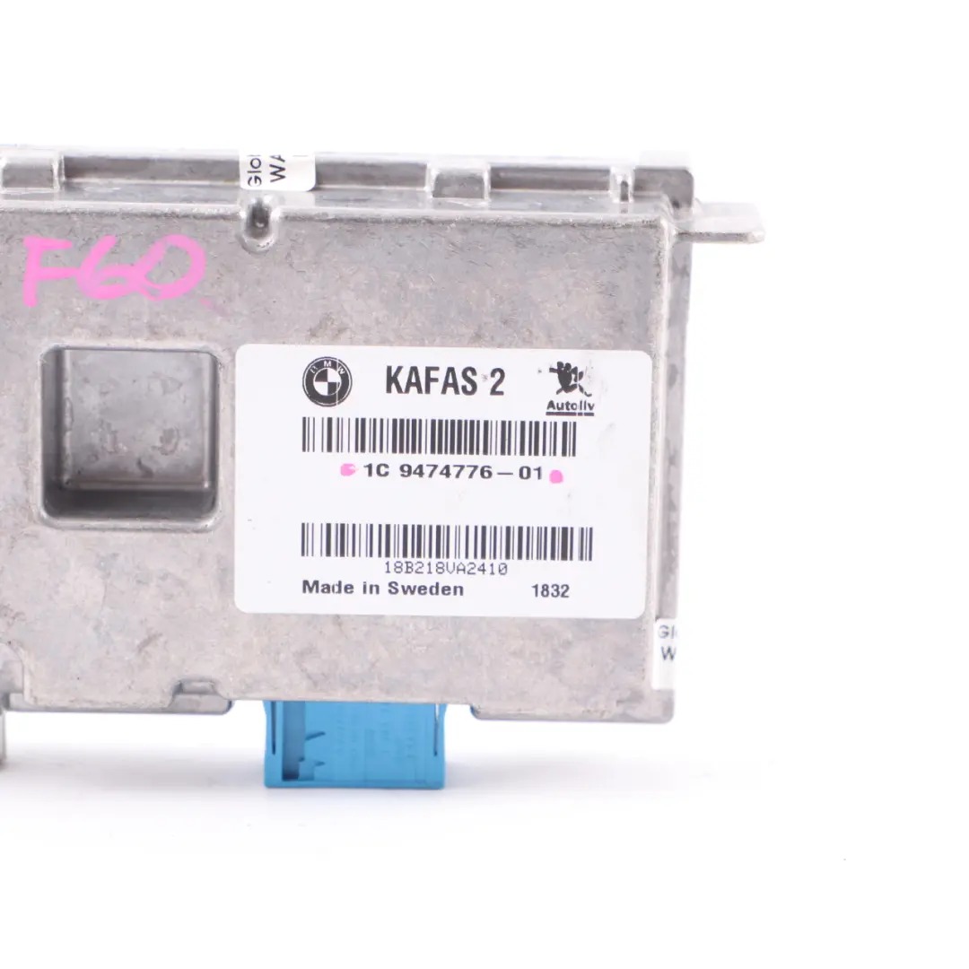  KaFAS Camera BMW F10 F20 LCI F30 Mini F55 F56 Control Unit ECU Module - SKU 9474776 - Part number 9474776