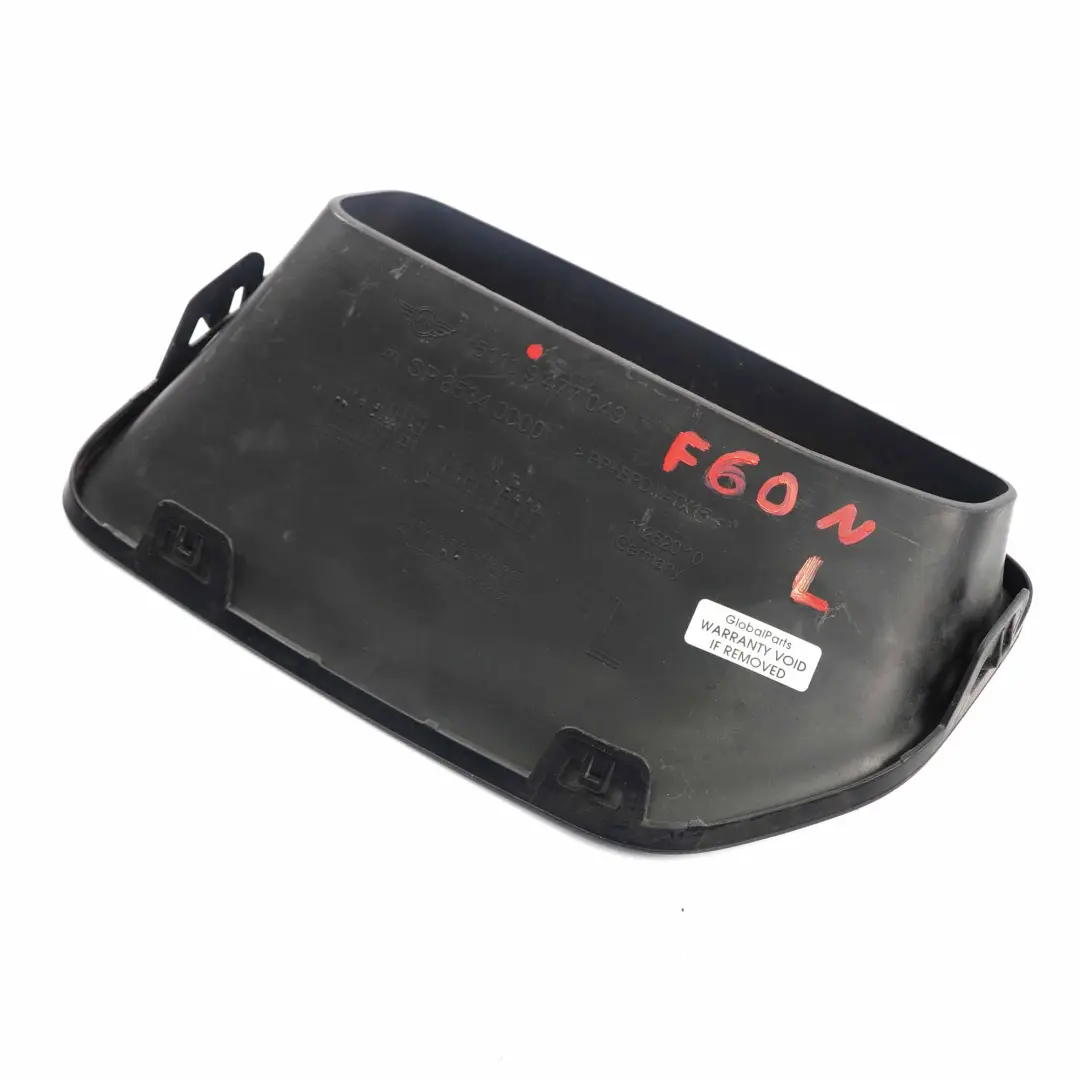 Parachoques Delantero Izquierda Rejilla Embellecedor para Mini F60 LCI con número de pieza 9477049 Mini F60 LCI Parachoques Delantero Izquierda Rejilla Embellecedor - SKU 9477049 - Número de pieza 9477049