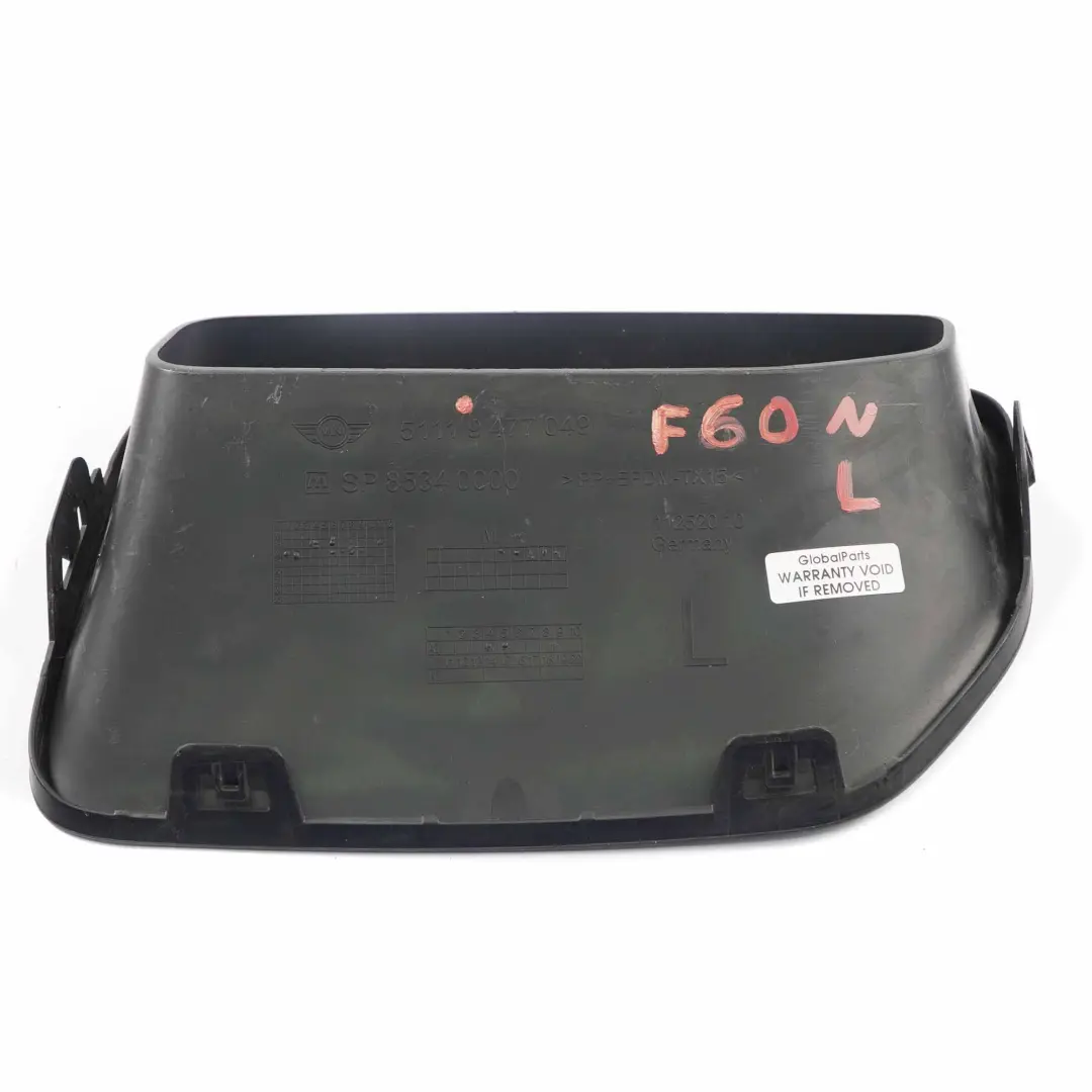 Mini F60 LCI Cooper Kratka Zderzaka Lewa - SKU 9477049 - Numer Części 9477049