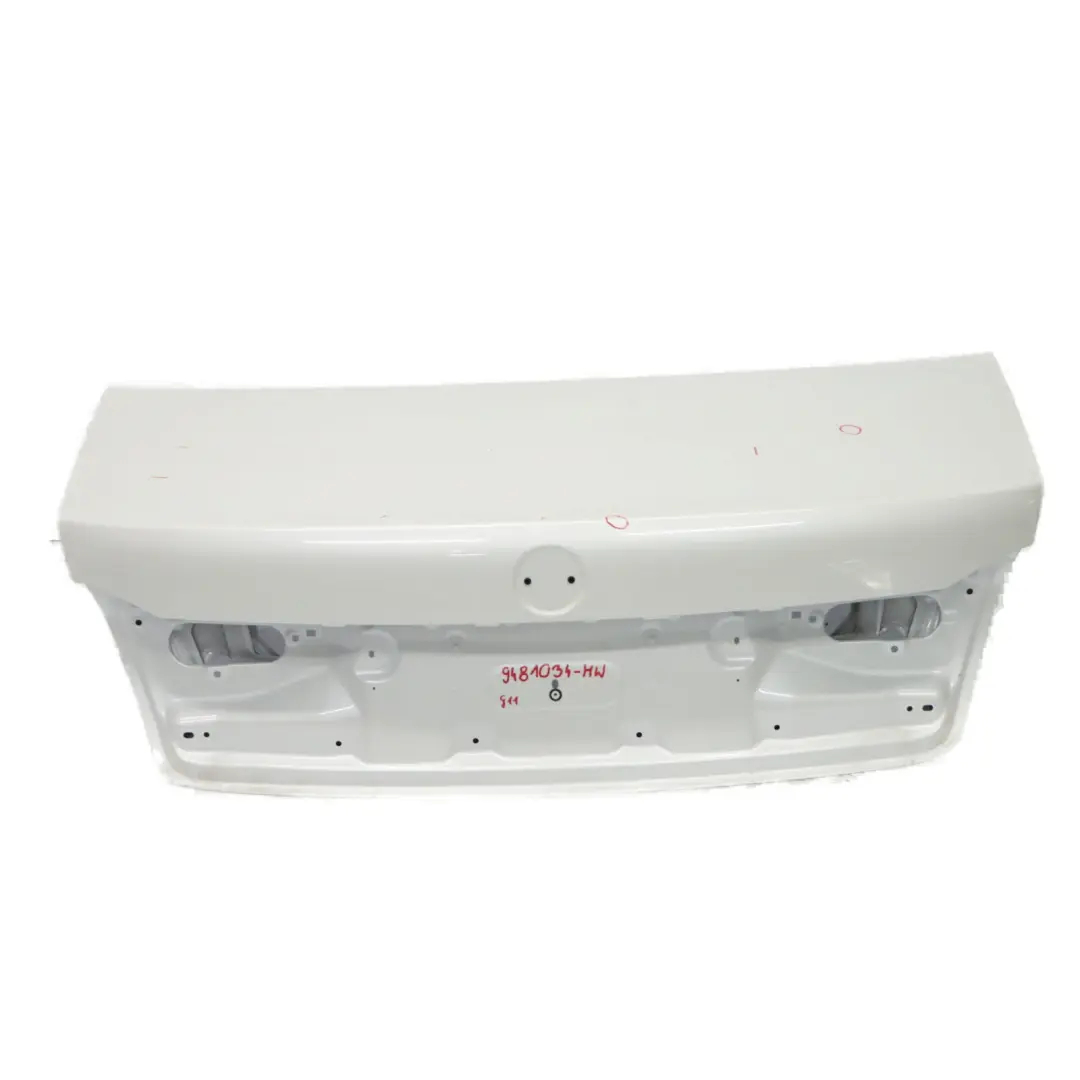 Boot Trunk Lid BMW G11 G12 Tailgate Lid Mineralweiss Mineral White - A96 to with Part number 9481034 Boot Trunk Lid BMW G11 G12 Tailgate Lid Mineralweiss Mineral White - A96 - SKU 9481034-MW - Part number 9481034