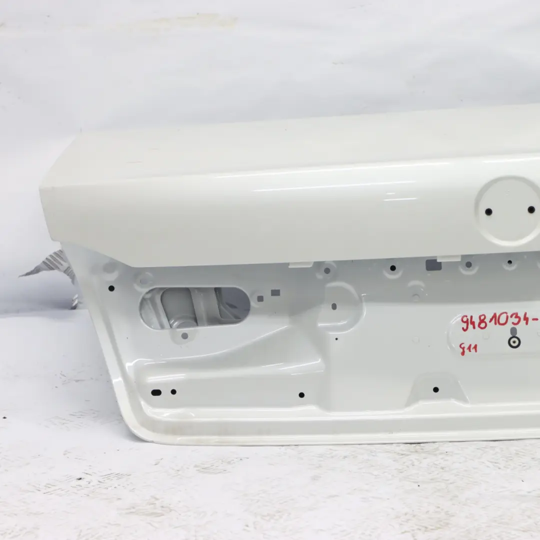 Boot Trunk Lid BMW G11 G12 Tailgate Lid Mineralweiss Mineral White - A96 to with Part number 9481034 Boot Trunk Lid BMW G11 G12 Tailgate Lid Mineralweiss Mineral White - A96 - SKU 9481034-MW - Part number 9481034