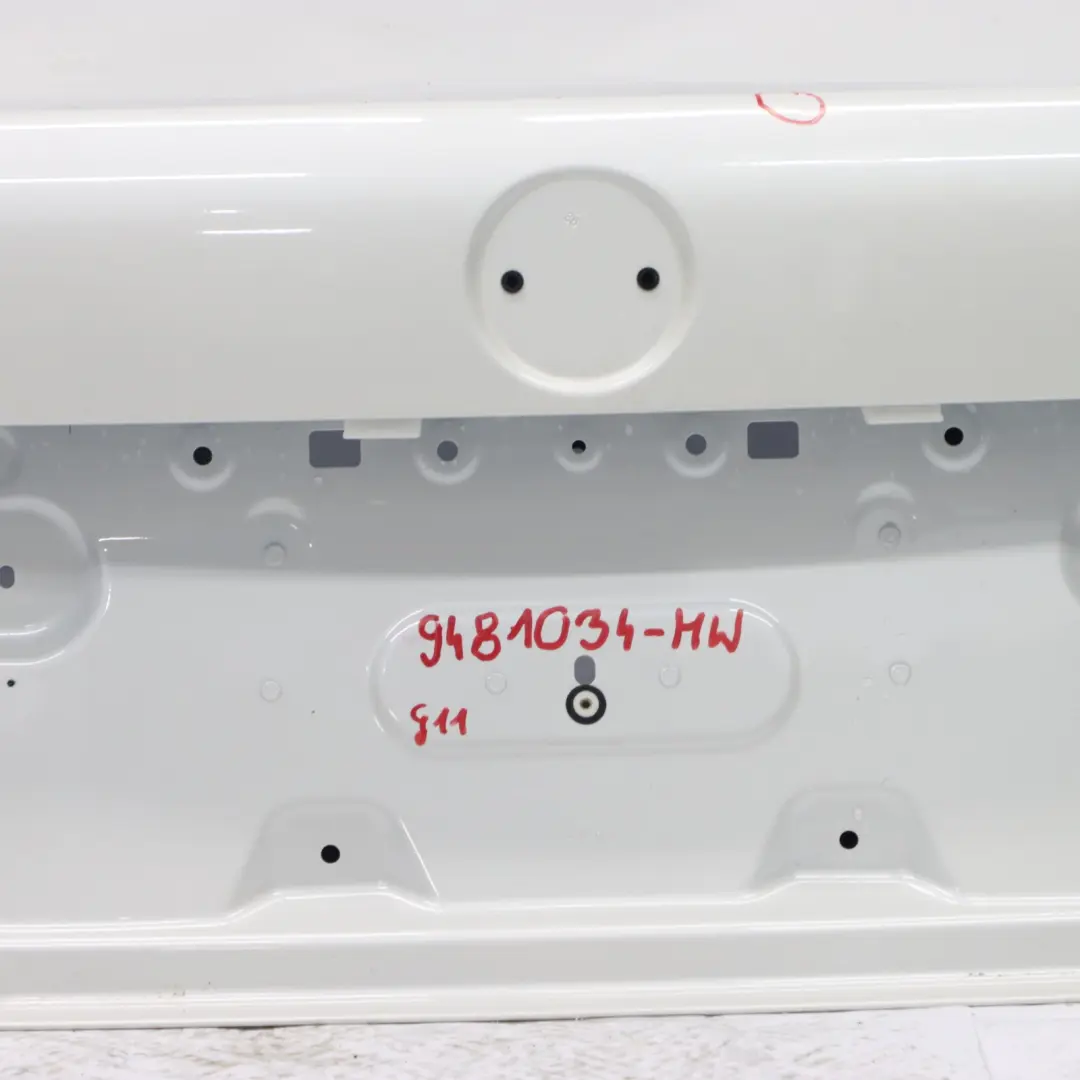Boot Trunk Lid BMW G11 G12 Tailgate Lid Mineralweiss Mineral White - A96 to with Part number 9481034 Boot Trunk Lid BMW G11 G12 Tailgate Lid Mineralweiss Mineral White - A96 - SKU 9481034-MW - Part number 9481034