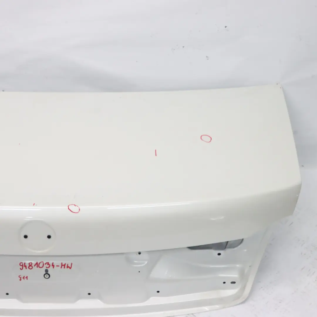 Boot Trunk Lid BMW G11 G12 Tailgate Lid Mineralweiss Mineral White - A96 to with Part number 9481034 Boot Trunk Lid BMW G11 G12 Tailgate Lid Mineralweiss Mineral White - A96 - SKU 9481034-MW - Part number 9481034