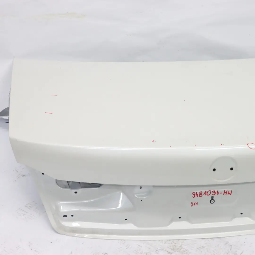 Boot Trunk Lid BMW G11 G12 Tailgate Lid Mineralweiss Mineral White - A96 to with Part number 9481034 Boot Trunk Lid BMW G11 G12 Tailgate Lid Mineralweiss Mineral White - A96 - SKU 9481034-MW - Part number 9481034