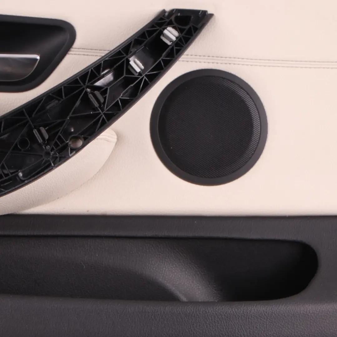 Door Card Front Left N/S Lining Panel Ivory White Oyster Leather to BMW F36 LCI with Part number 9482569 BMW F36 LCI Door Card Front Left N/S Lining Panel Ivory White Oyster Leather - SKU 9482569 - Part number 9482569