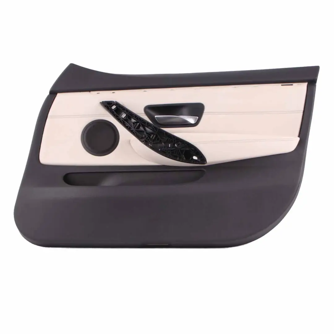 Door Card Front Right O/S Lining Panel Ivory White Oyster Leather to BMW F36 LCI with Part number 9482570 BMW F36 LCI Door Card Front Right O/S Lining Panel Ivory White Oyster Leather - SKU 9482570 - Part number 9482570