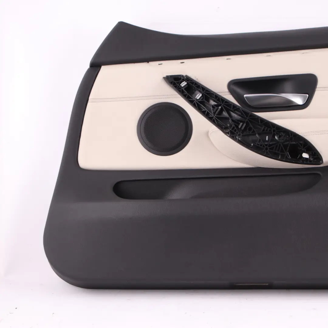 Door Card Front Right O/S Lining Panel Ivory White Oyster Leather to BMW F36 LCI with Part number 9482570 BMW F36 LCI Door Card Front Right O/S Lining Panel Ivory White Oyster Leather - SKU 9482570 - Part number 9482570