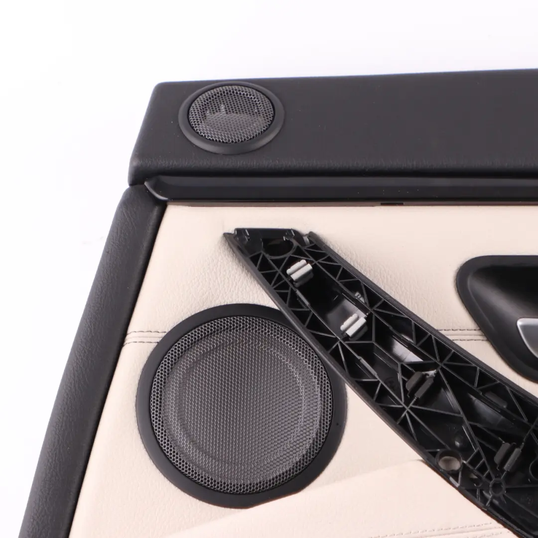 BMW F36 LCI Door Card Trim Rear Right O/S HiFi Lining Panel Leather Ivory White - SKU 9482582 - Part number 9482582