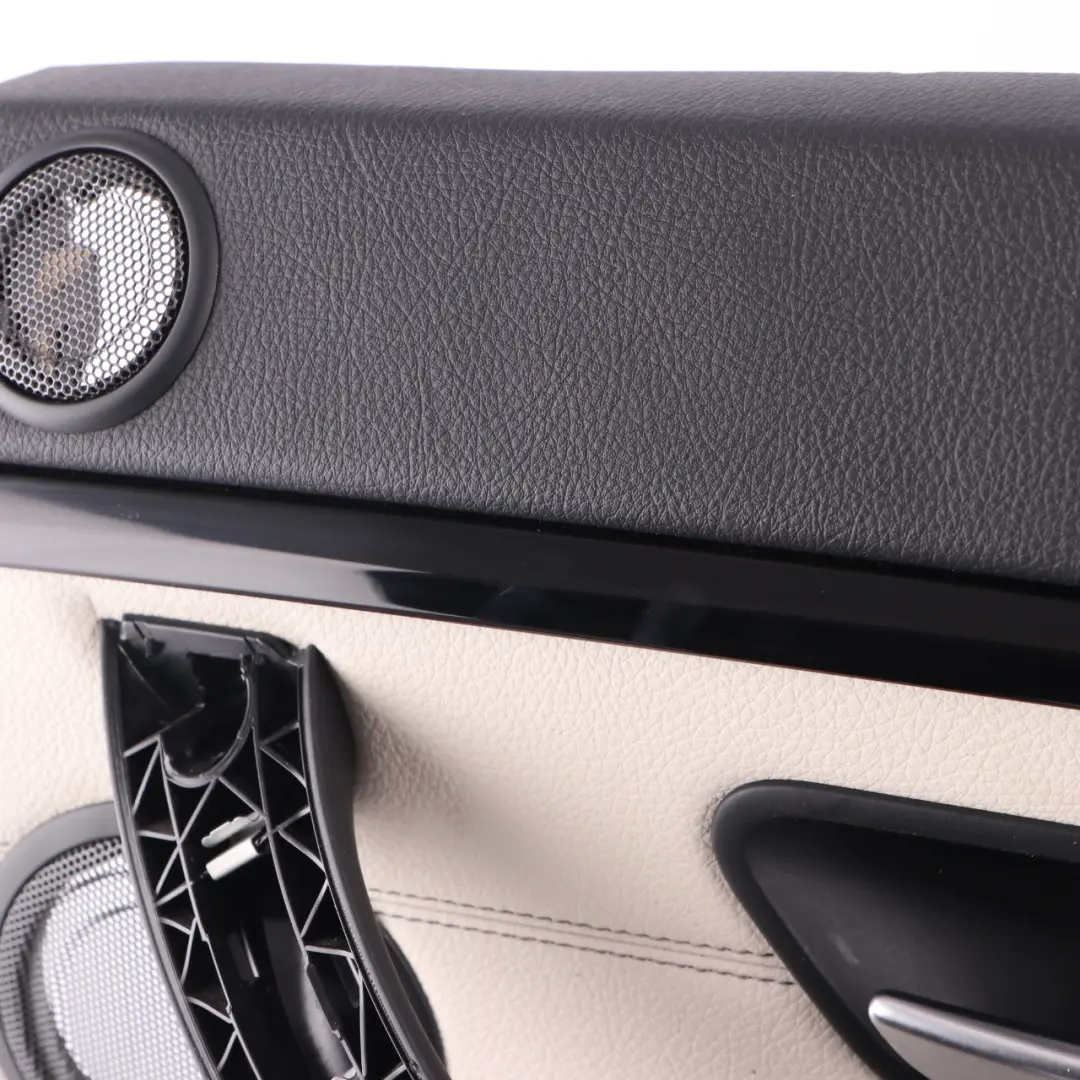 BMW F36 LCI Door Card Trim Rear Right O/S HiFi Lining Panel Leather Ivory White - SKU 9482582 - Part number 9482582