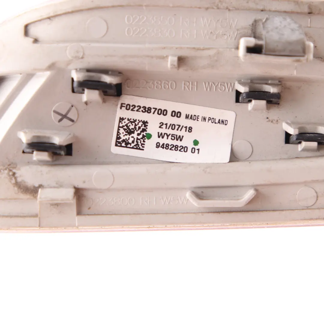 Indicator Lamp Mini F56 F57 JCW Right O/S Side Additional Turn Light to with Part number 9482820 Indicator Lamp Mini F56 F57 JCW Right O/S Side Additional Turn Light - SKU 9482820 - Part number 9482820