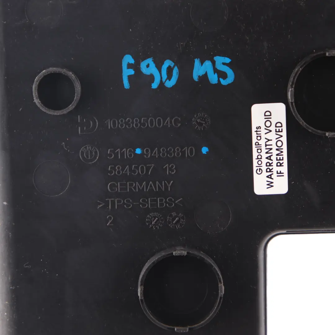  Armrest Insert BMW G30 G31 Arm Rest Centre Console Rubber Mat - SKU 9483810 - Part number 9483810
