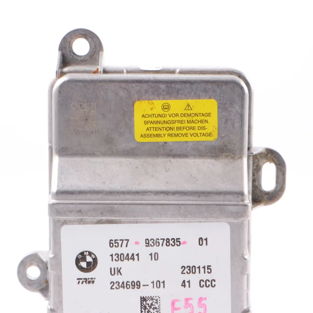 Modulo Airbag BMW F45 X1 F48 Mini F54 F55 F56 Air Bag Control Unit ECU 9367835 per con numero di parte 9484301 Modulo Airbag BMW F45 X1 F48 Mini F54 F55 F56 Air Bag Control Unit ECU 9367835 - SKU 9484301 - Numero di parte 9484301